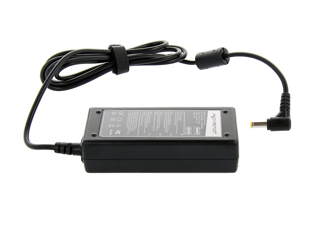Zasilacz 19V 3.42A (2.5x5.5), 2xUSB