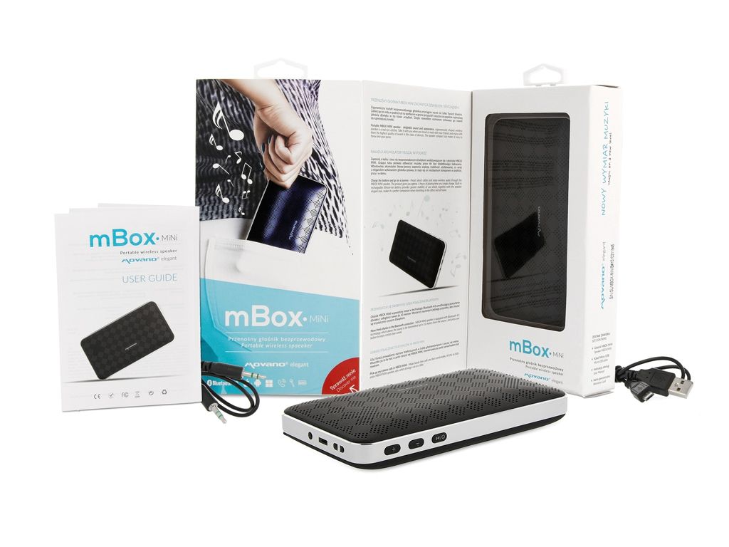 Głośnik bezprzewodowy bluetooth MBOX mini-czarny