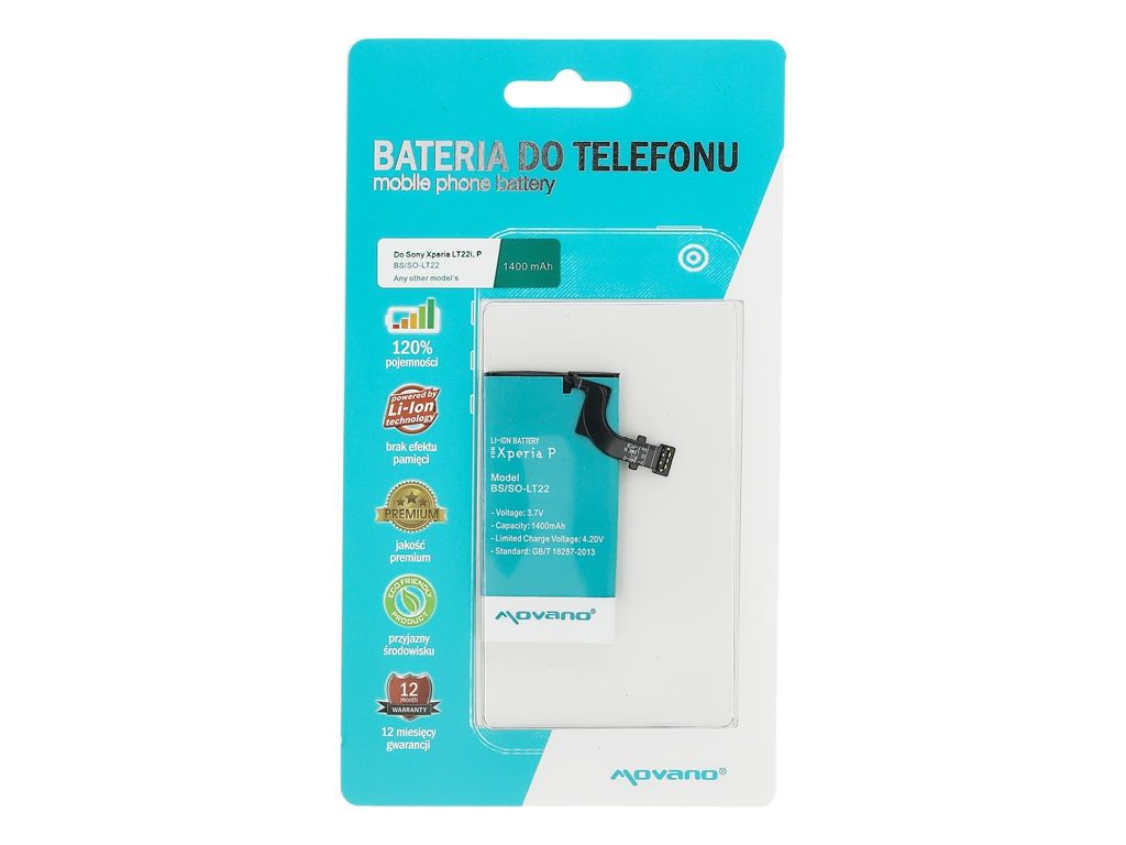Bateria do Sony Xperia LT22i, P