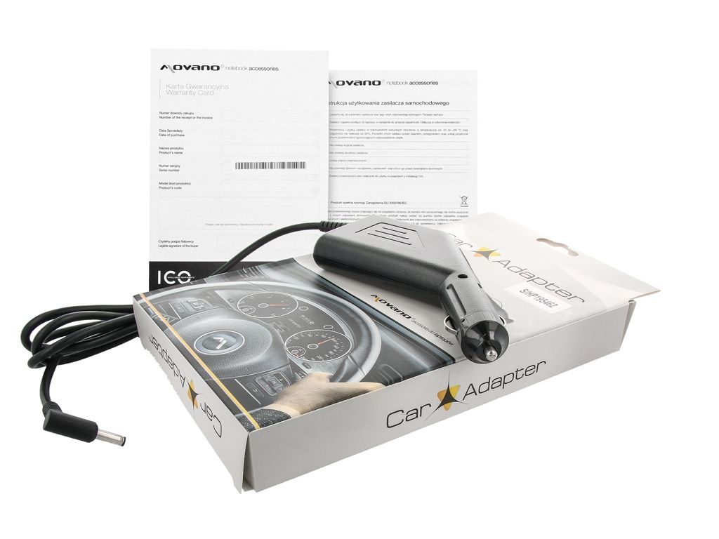 Zasilacz samochodowy- HP 19.5v 4.62a (4.5x3.0 pin)