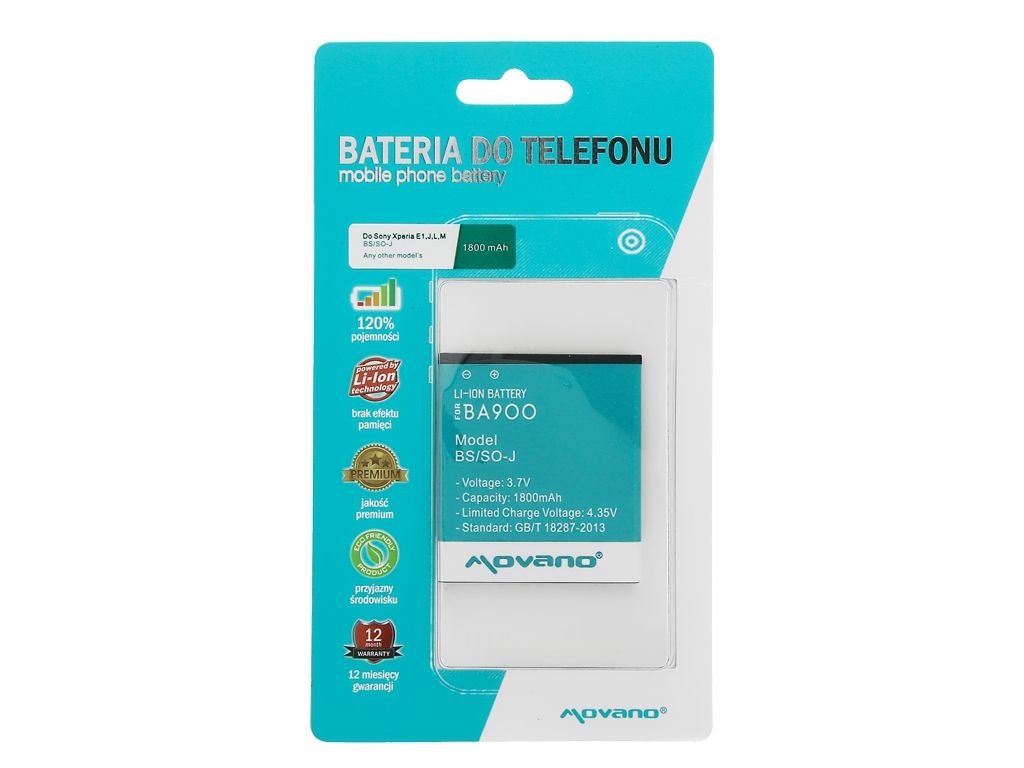 Bateria do Sony Xperia E1, J, L, M