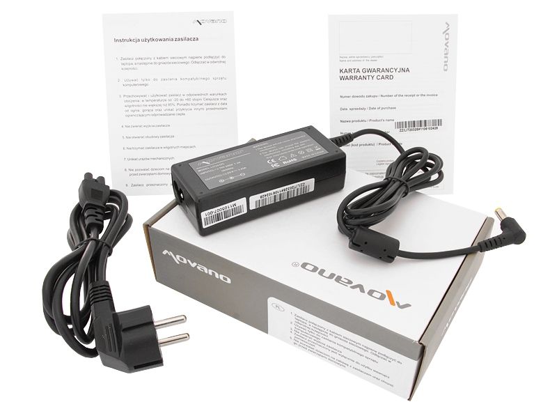 Zasilacz 20V 3.25A (2.5x5.5)