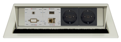 Przyłącze AV stołowe - 2x230VAC,VGA+audio,1xLAN,HDMI