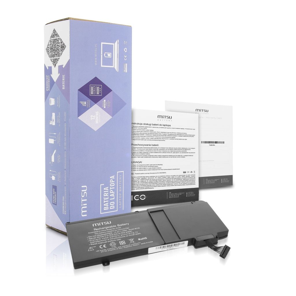 Bateria Apple MacBook Pro 13&quot; - A1322