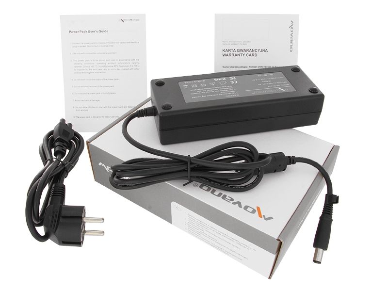 Zasilacz do laptopa 18.5V 6.5A - pin (5.0x7.4 PIN)
