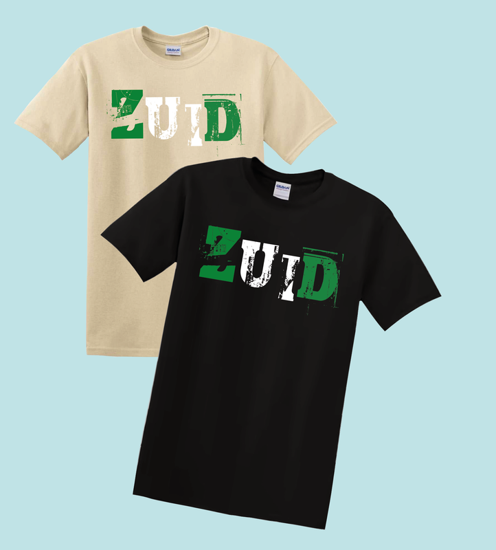 T-shirt ''ZUID'' variatie door kledingkracht