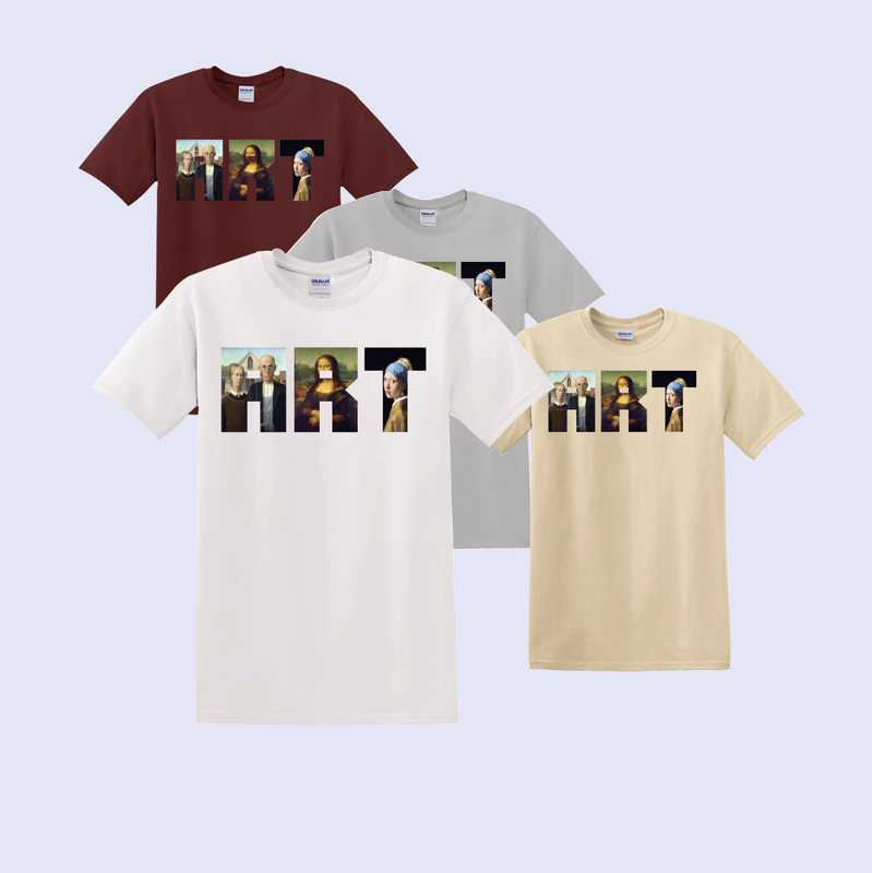 T-shirt collectie ''ART'' door kledingkracht
