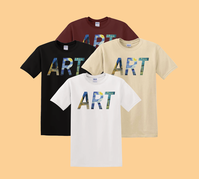 T-shirt collectie “ART” door kledingkracht