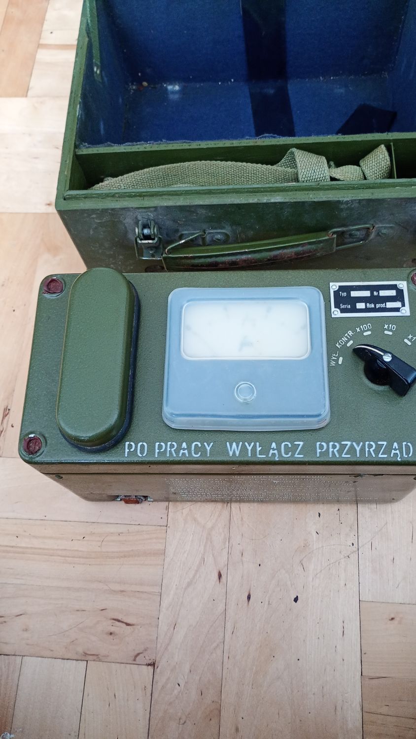 Rentgenometr D-08. Produkcja polska PRL