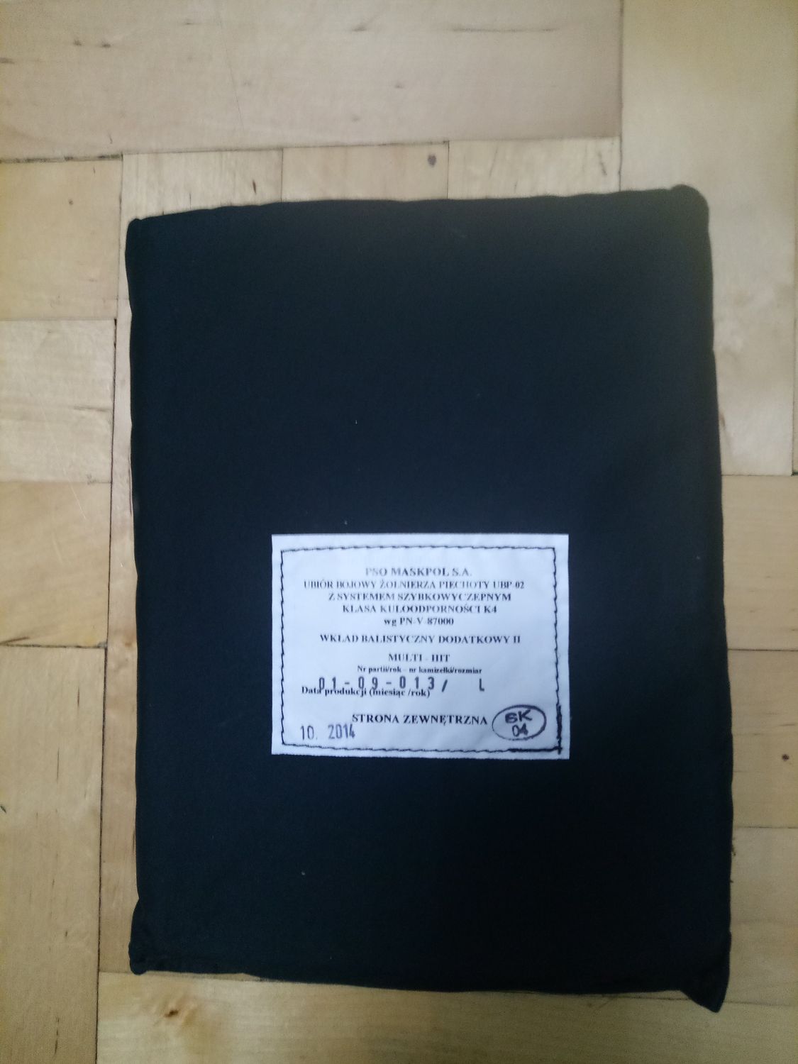 UBP-02 Wkład balistyczny twardy dodatkowy II mały