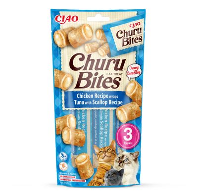 Inaba Churu Bites kurczak z tuńczykiem i przegrzebkami