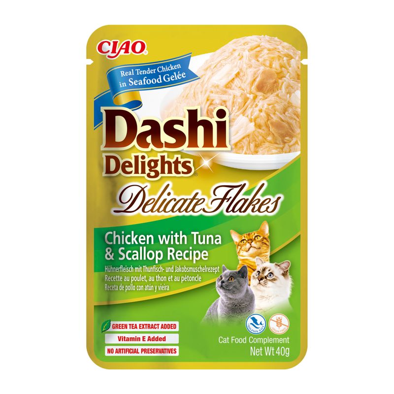 Inaba Dashi Delights Delicate Flakes kurczak, tuńczyk i przegrzebki