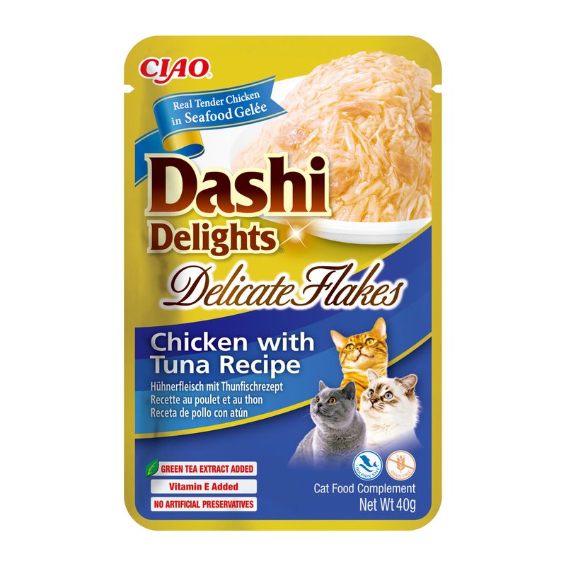 Inaba Dashi Delights Delicate Flakes kurczak i tuńczyk