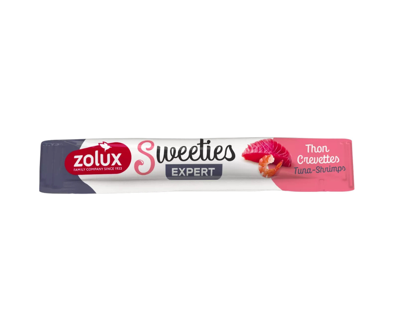 ZOLUX kremowy przysmak dla kota SWEETIES z tuńczykiem i krewetką 14g