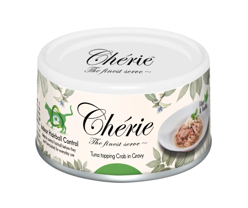 Cherie Hairball Control tuńczyk z krabem 80g