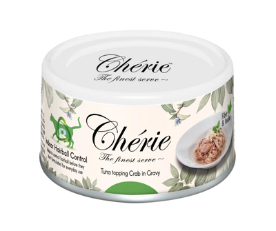 Cherie Hairball Control tuńczyk z krabem 80g