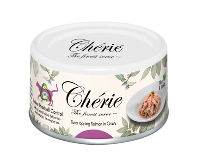 Cherie Hairball Control tuńczyk z łososiem 80g