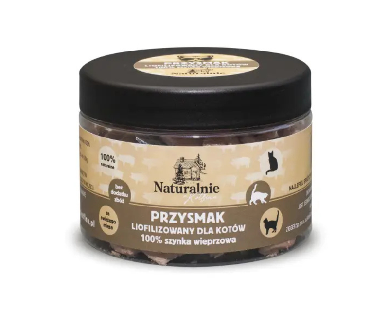 Naturalnie z Kotfina przysmak liofilizowany szynka wieprzowa