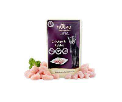 Nuevo super premium ADULT kurczak z królikiem 85g