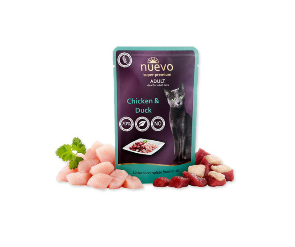Nuevo super premium ADULT kurczak z kaczką 85g
