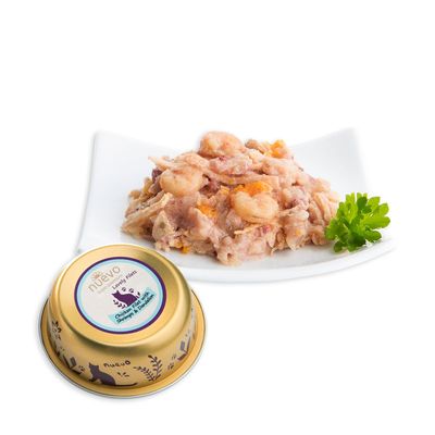 Nuevo super premium filet z kurczaka z krewetkami 85g