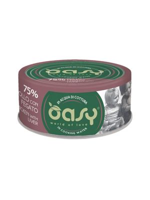 OASY MORE LOVE kurczak z wątróbką 70g