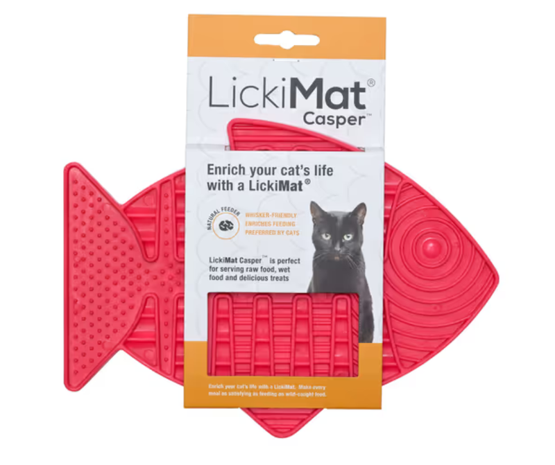 Mata do lizania LickiMat Casper różowa