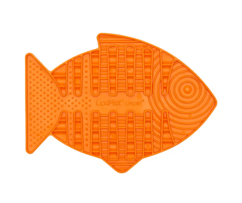 Mata do lizania LickiMat Casper pomarańczowa