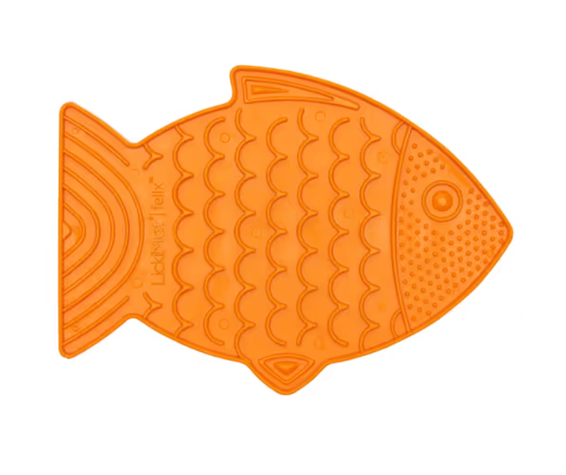 Mata do lizania LickiMat Felix pomarańczowa