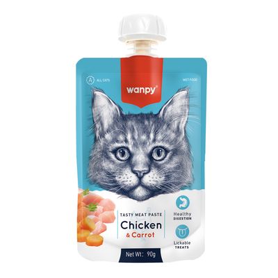 Wanpy kremowy pasztet - kurczak z marchewką 90g