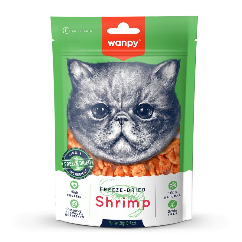 Wanpy liofilizowane krewetki 20g
