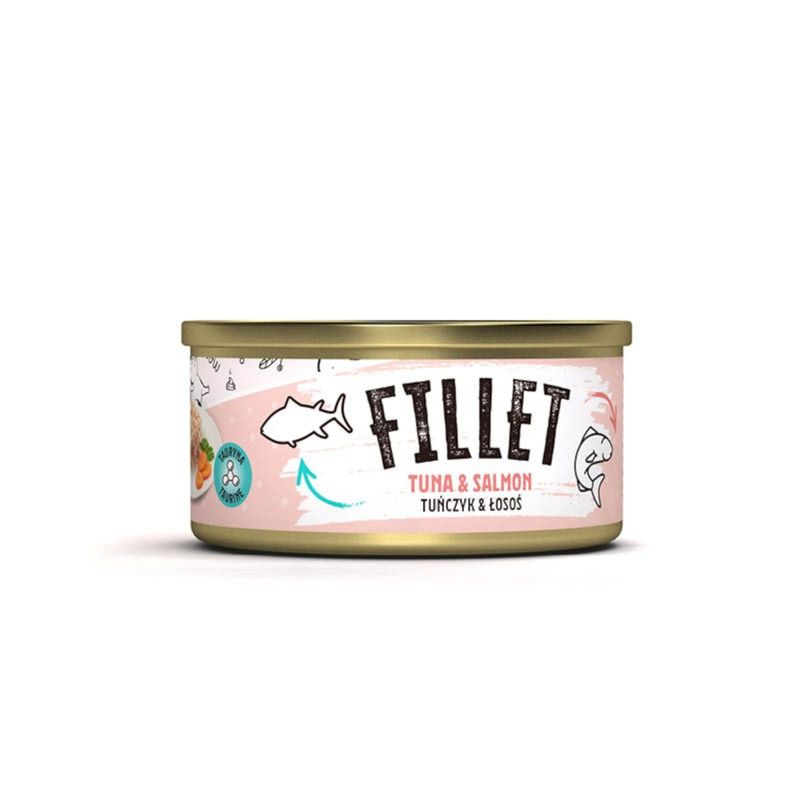 MR. BANDIT tuńczyk z łososiem w bulionie 80g
