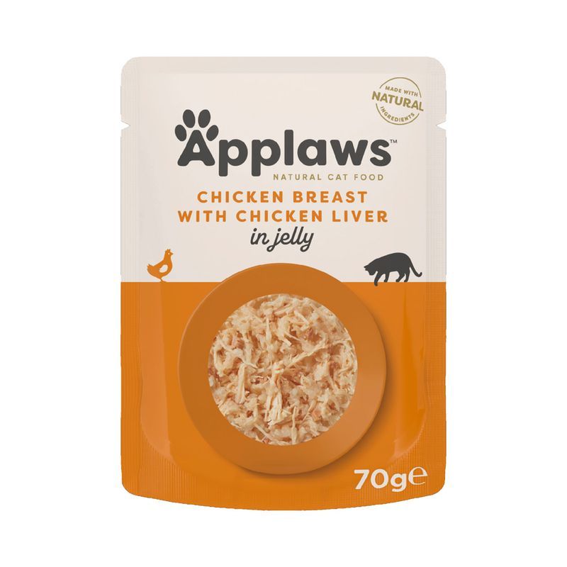 Applaws kurczak z wątróbką w galaretce 70g