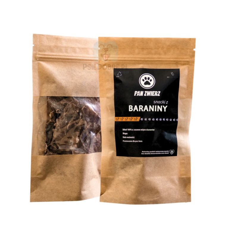 Pan Zwierz naturalne smaczki baranina 25g