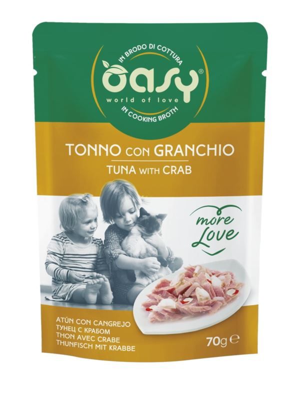 OASY MORE LOVE tuńczyk z krabem 70g