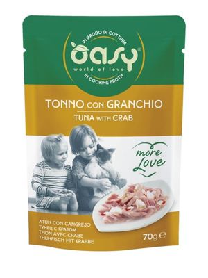 OASY MORE LOVE tuńczyk z krabem 70g