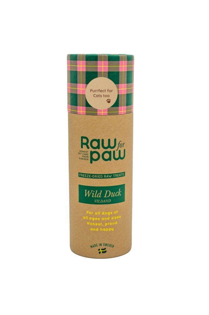 RAW for PAW WILD Duck - kaczka liofilizowane przysmaki 45g