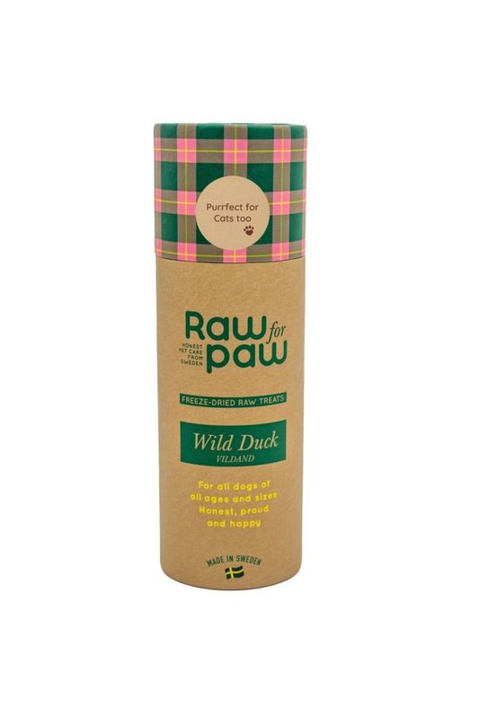 RAW for PAW WILD Duck - kaczka liofilizowane przysmaki 45g