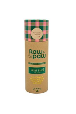 RAW for PAW WILD Duck - kaczka liofilizowane przysmaki 45g
