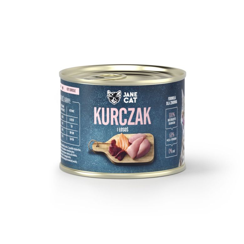 Jane Cat kurczak i łosoś 200g