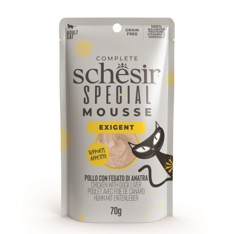 Schesir Special Mousse kurczak z jajkiem i wątróbką 80 g