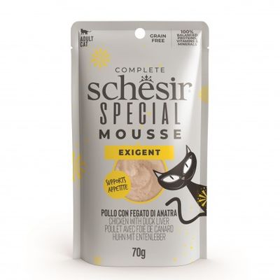 Schesir Special Mousse kurczak z jajkiem i wątróbką 80 g
