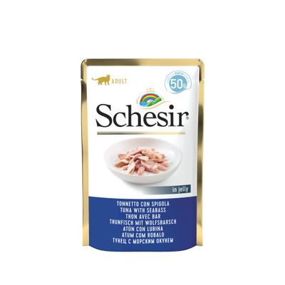 Schesir CB tuńczyk z okoniem morskim w galarecie 50 g