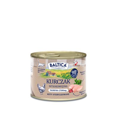 Baltica smaki regionów - karma mokra monoproteinowa kurczak 185g