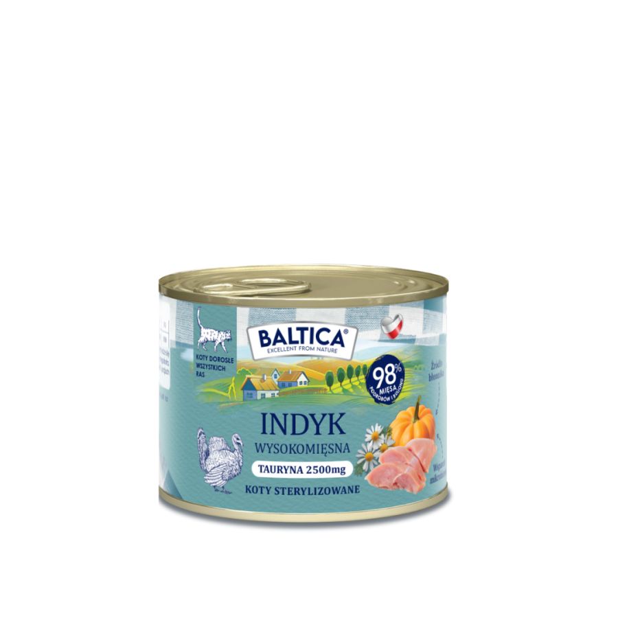 Baltica smaki regionów - karma mokra monoproteinowa indyk 185g