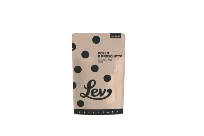 Lev Cat Vellutata mus kurczak szynka 60g