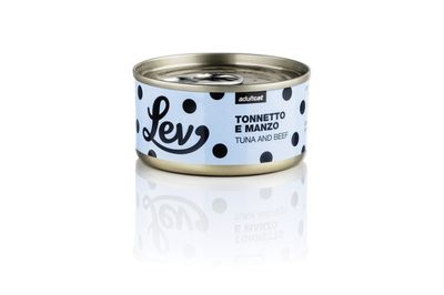 Lev Cat tuńczyk z wołowiną w galarecie 70g