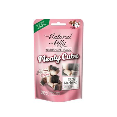 Natural Kitty Meaty Cube przysmak makrela 60g