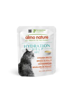 Almo Nature HFC Hydration Help - bulion &amp; filet z kurczaka