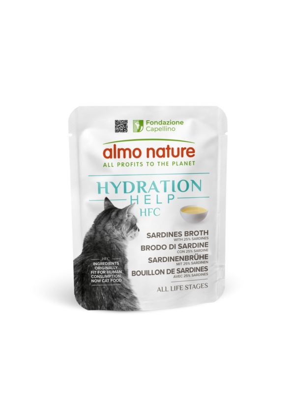Almo Nature HFC Hydration Help - bulion &amp; sardynki 50g